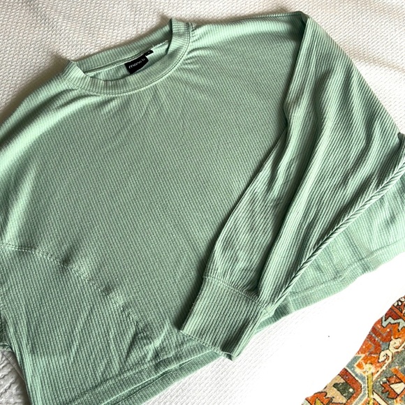 long sleeve ribbed top - Picture 1 of 3